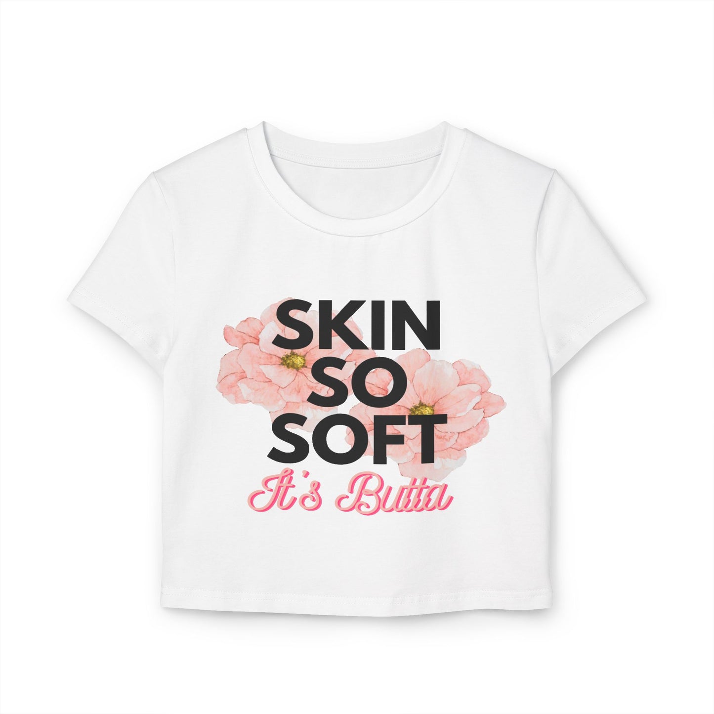 Skin So Soft Floral Women's Baby Tee