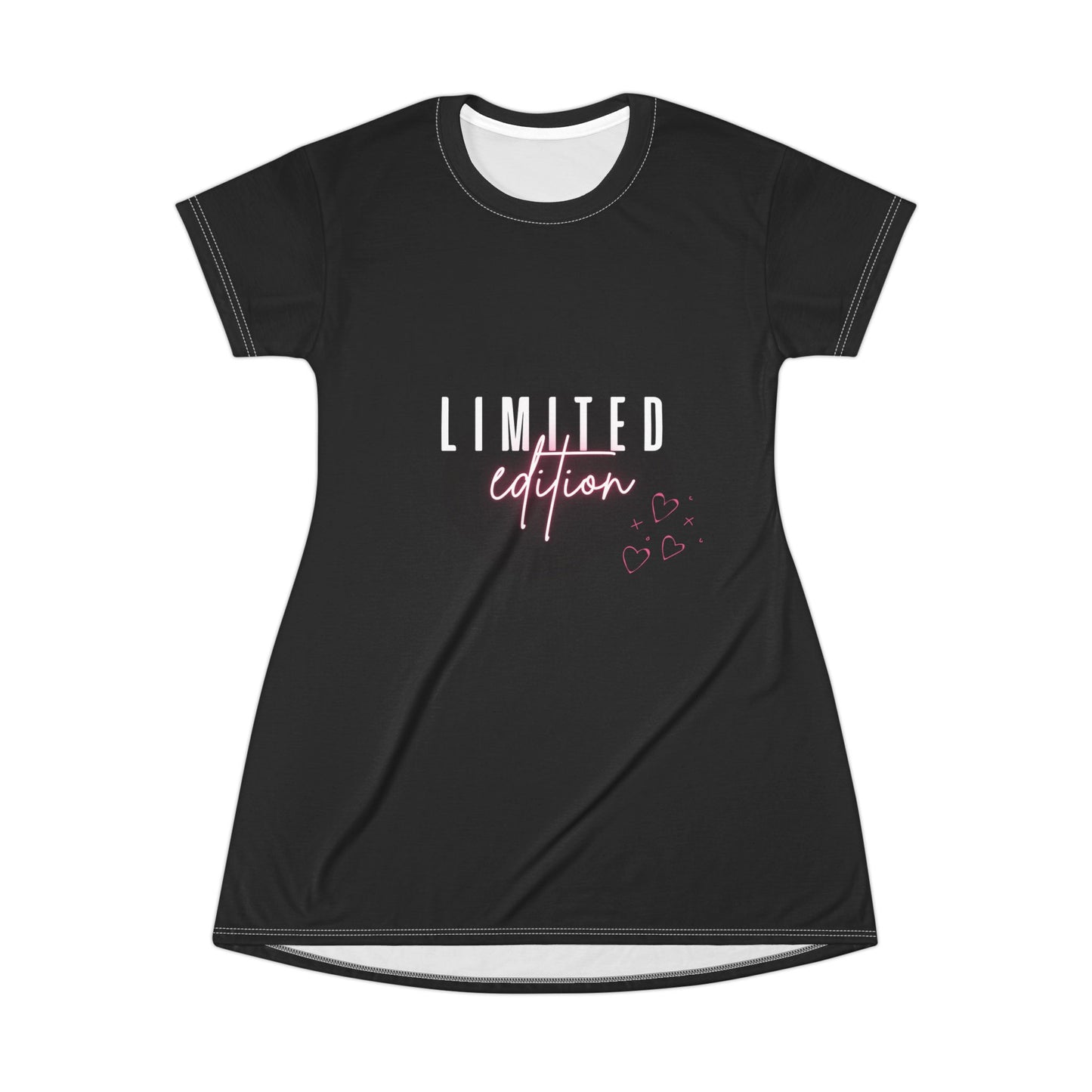 Limited Edition T-Shirt Dress with Heart Design