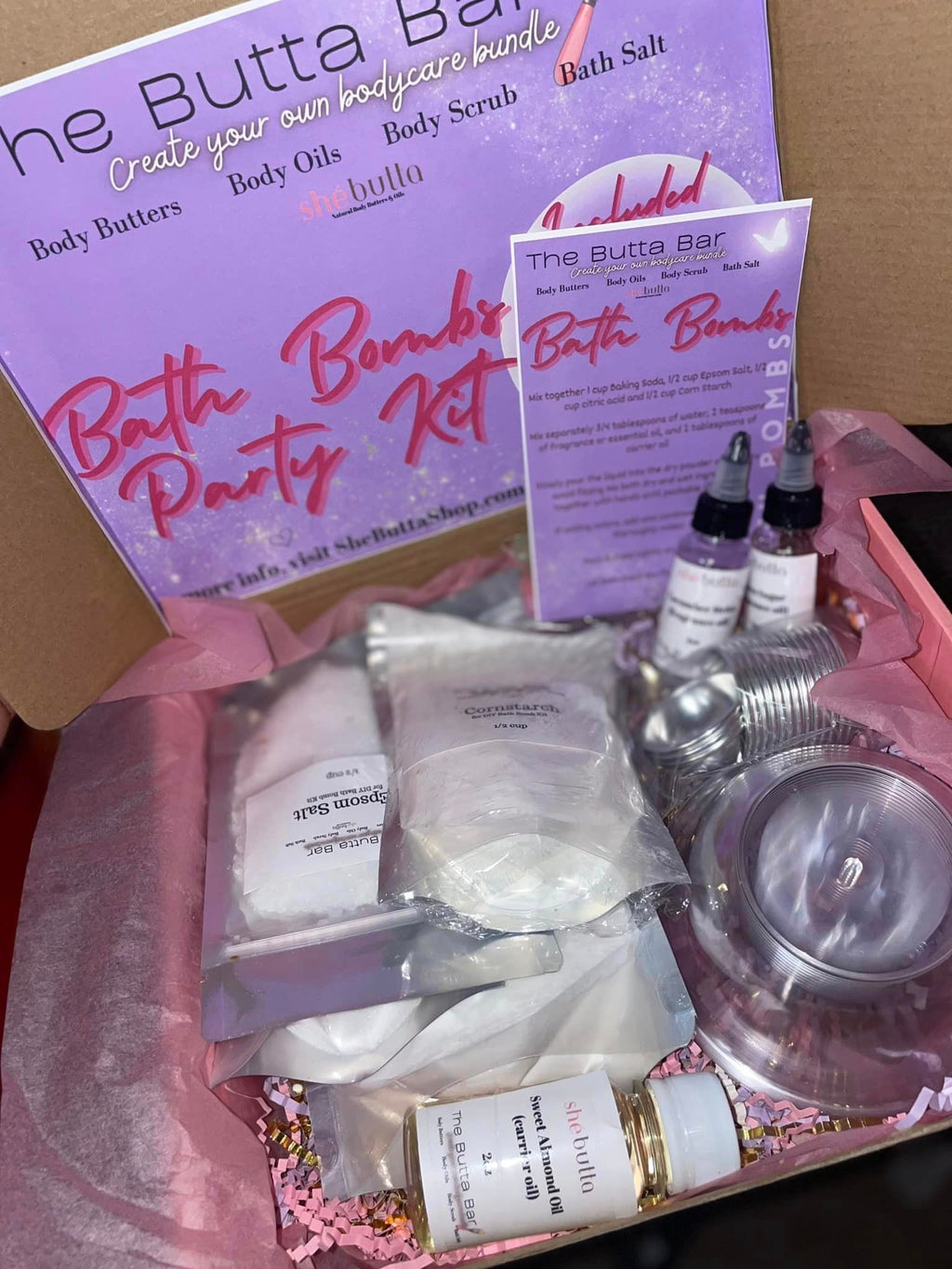 DIY Bath Bomb Making Party Kit
