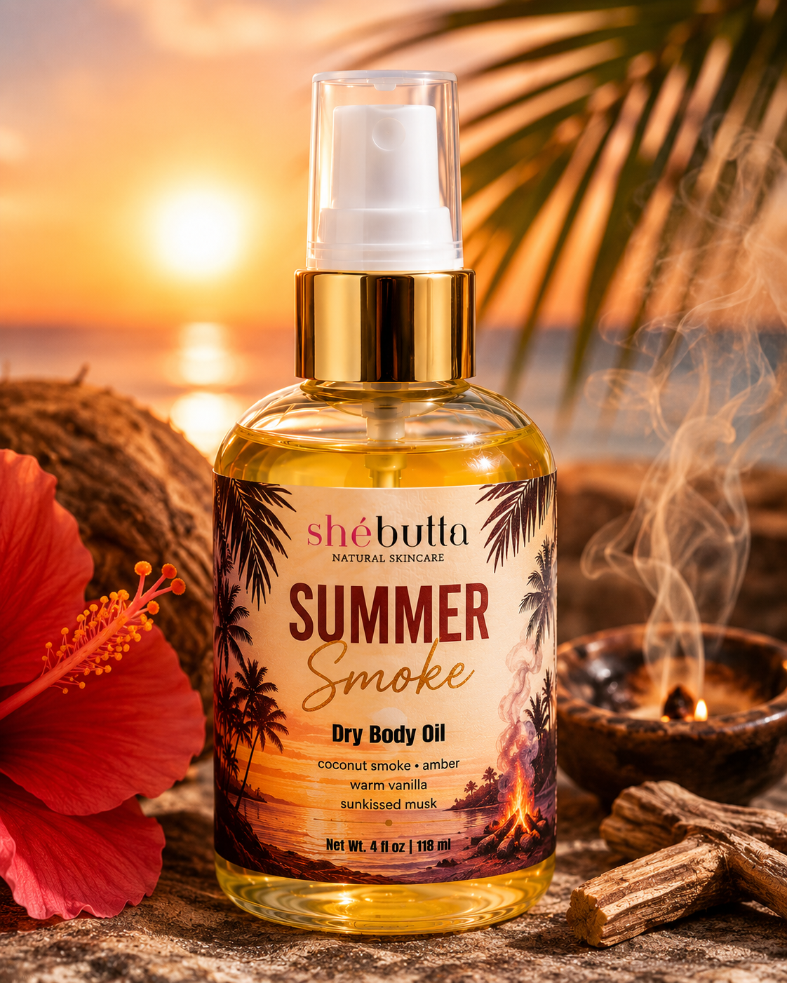 Summer Smoke Dry Body Oil