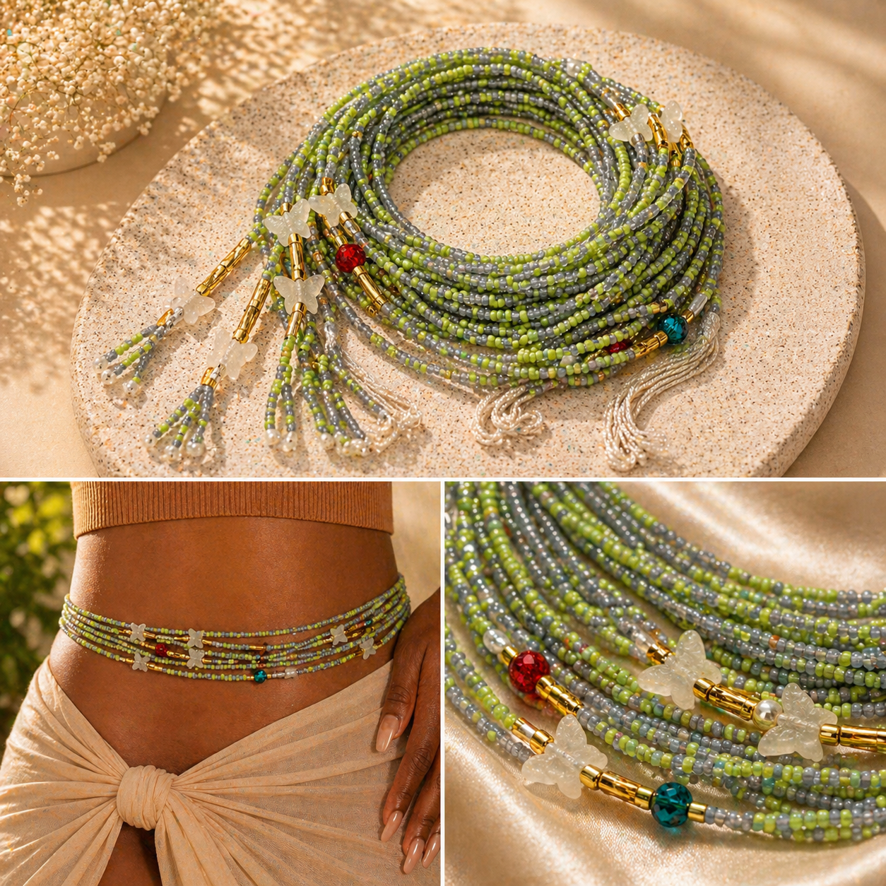 Earth Angel | Waist Beads
