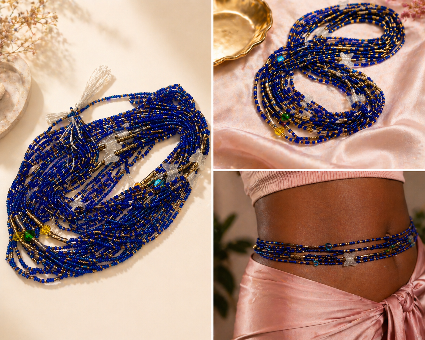 Midnight Aura | Waist Beads