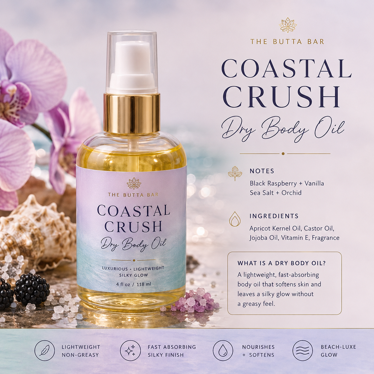 Coastal Crush Dry Body Oil
