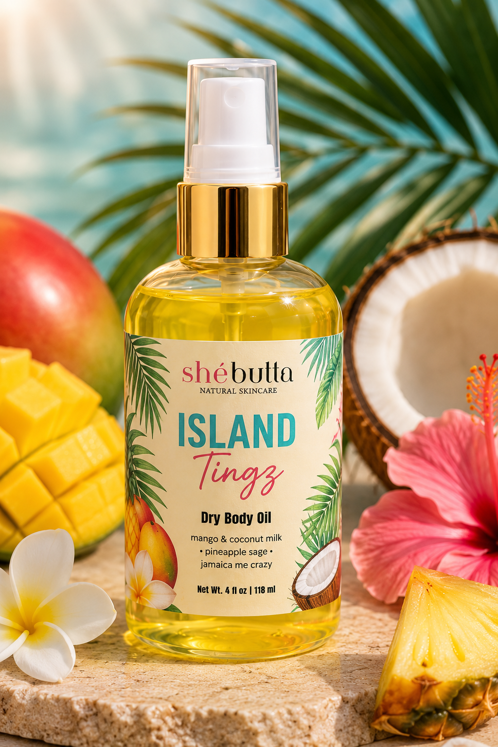 Island Tingz Dry Body Oil
