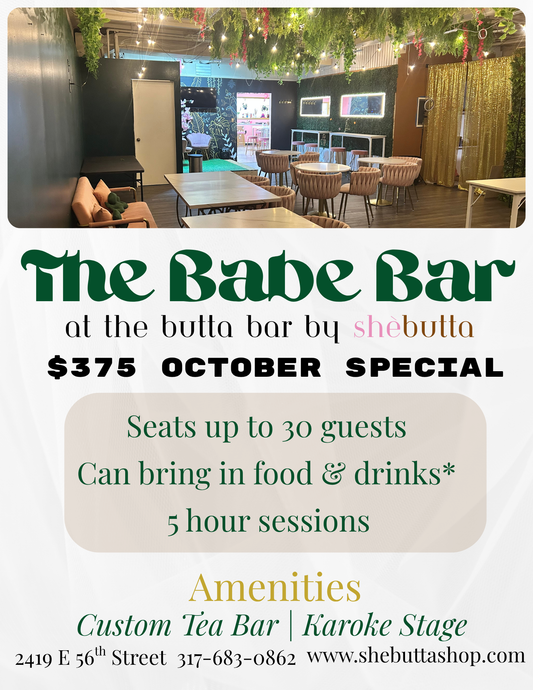 The Babe Bar Rental (October Special)