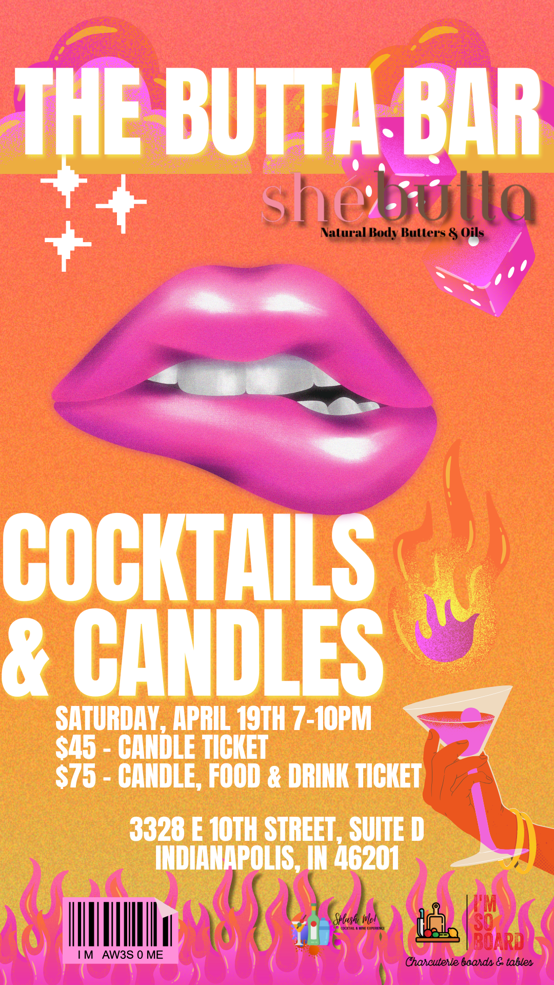 Cocktails & Candles 4/19