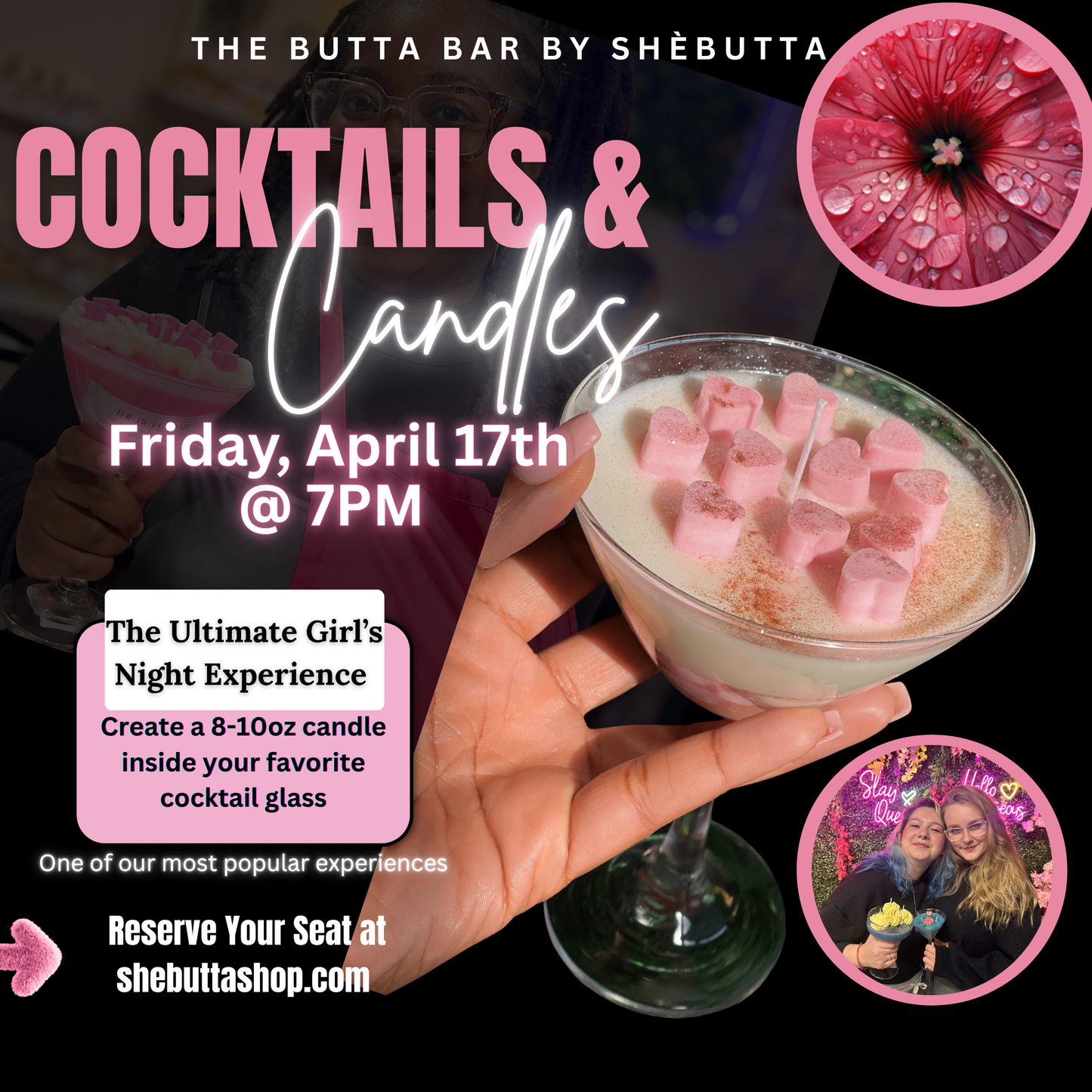 Cocktails & Candles — The Ultimate Girl’s Night Experience