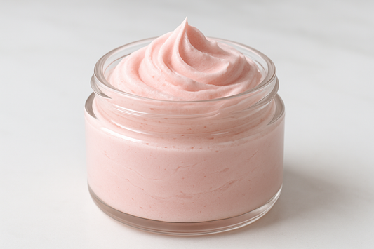 Whipped Body Butter with a Shimmer Glow