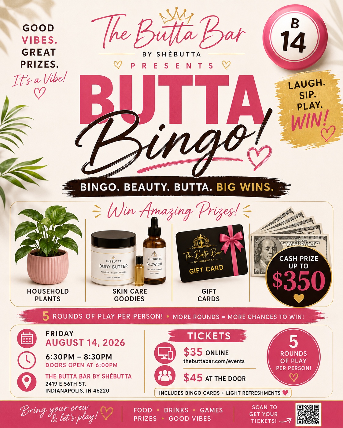Butta Bingo Social