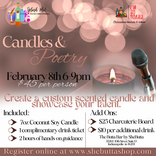 Candles & Poetry at The Butta Bar