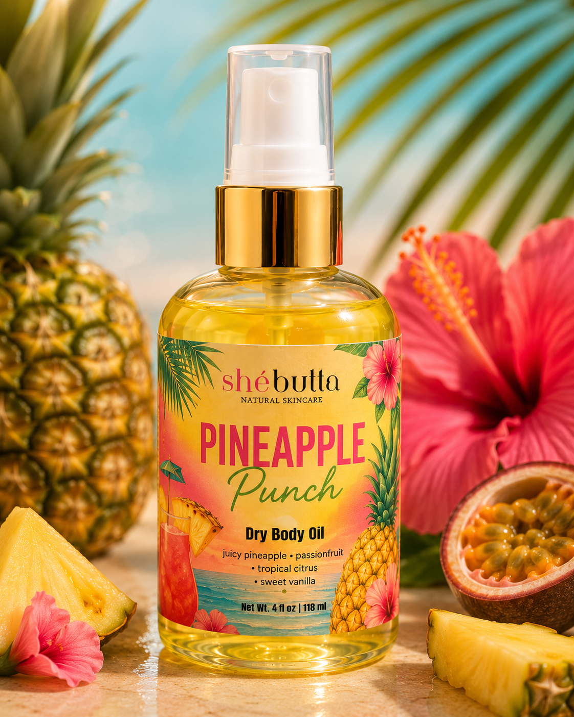 Pineapple Punch Dry Body Oil