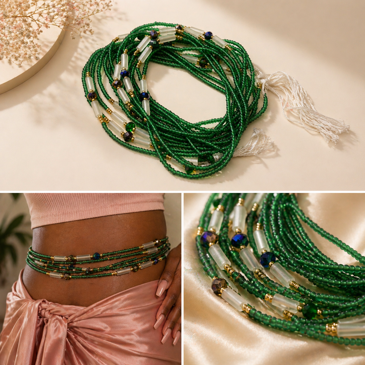 Emerald Energy | Waist Beads