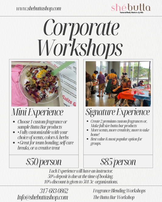 The Butta Bar Workshop Corporate