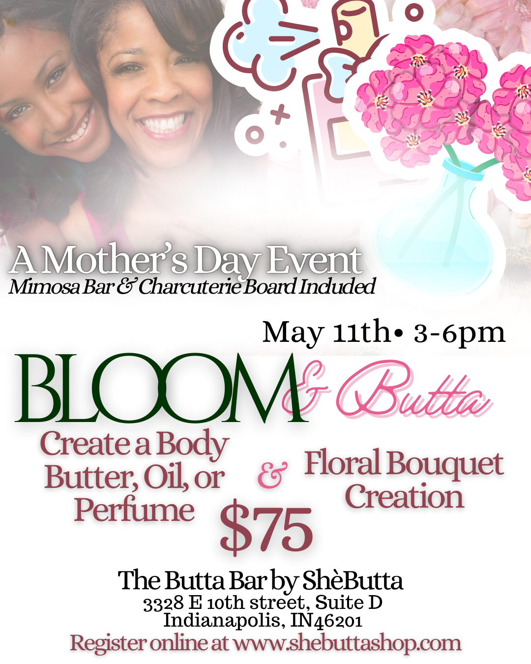 Bloom & Butta – A Mother's Day Social