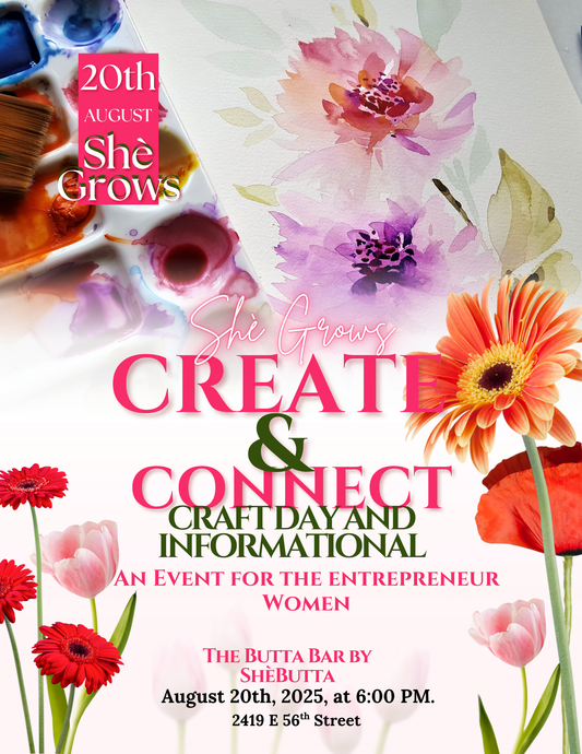ShèGrows Create & Connect – Free Crafting + Membership Info Night
