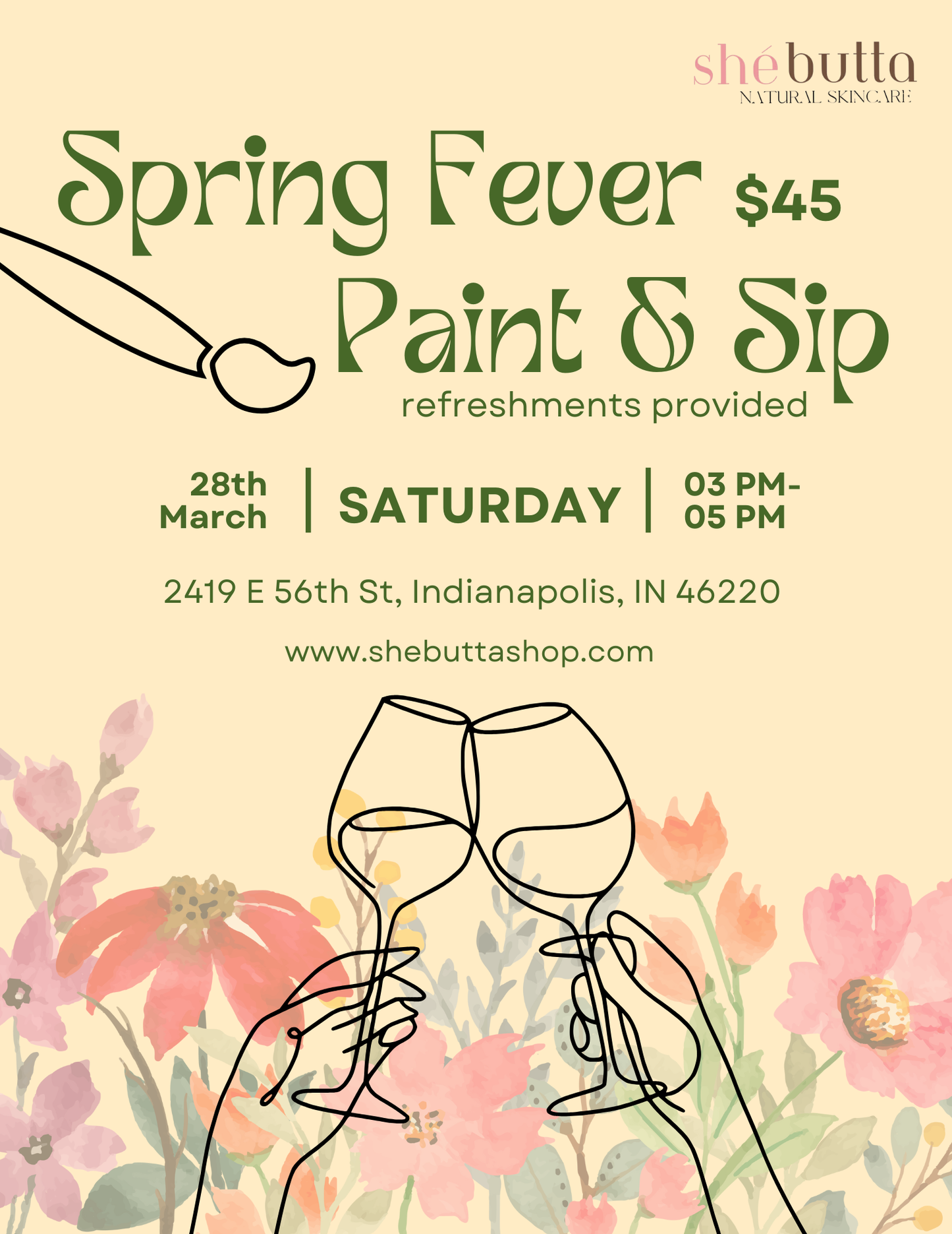 Spring Fling Paint & Sip
