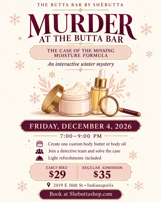 Mystery Murder at the Butta Bar: The Case of the Missing Moisture Formula